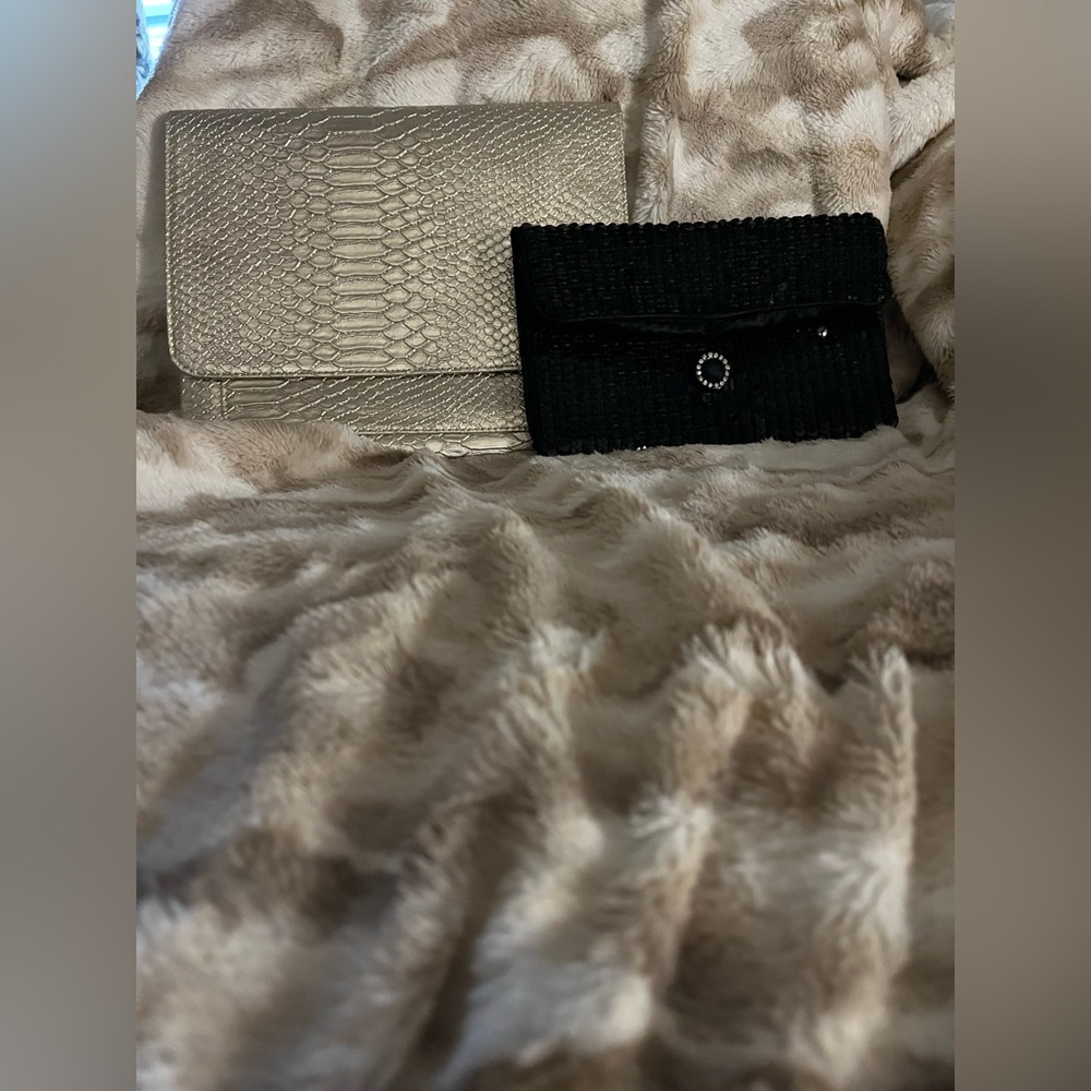 Vintage • Evening Clutch Bundle • Snake Embossed • Norell Sequin